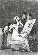 Francisco Goya Hasta la muerte oil painting on canvas